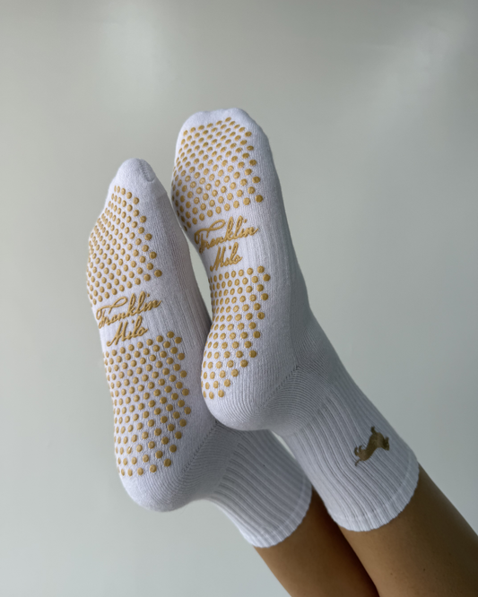 Frank Icon Grip Socks (cream) SOLD OUT PRE-ORDER