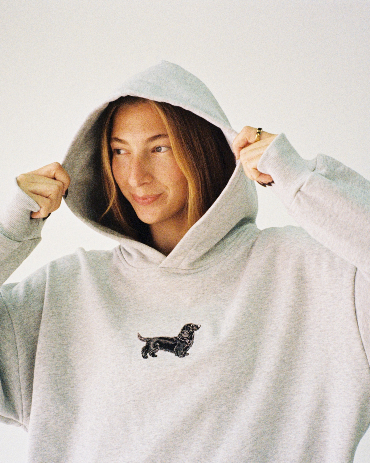 Black Dachshund Hoodie