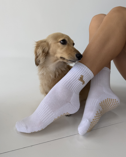 Frank Icon Grip Socks (cream) SOLD OUT PRE-ORDER