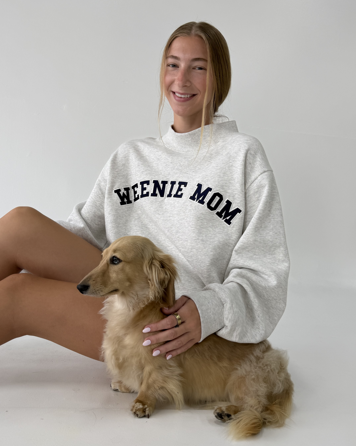 Weenie Mom Mockneck