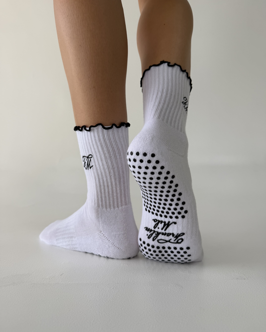 Monogram Grip Socks