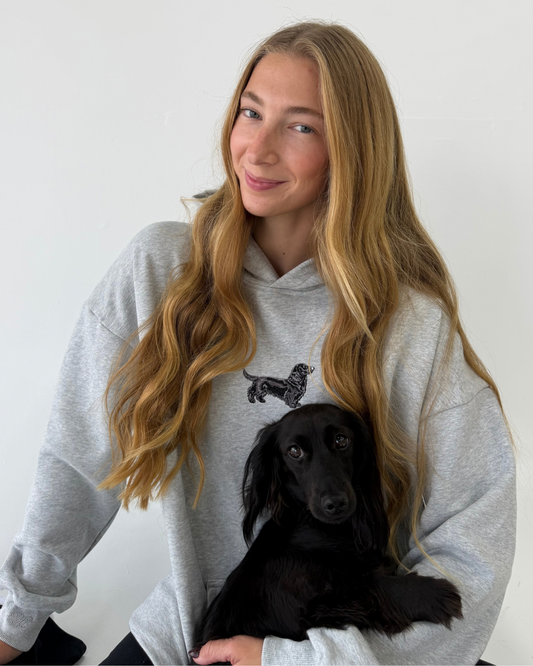 Black Dachshund Hoodie