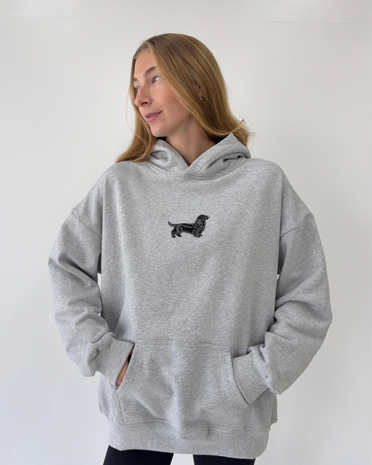 Black Dachshund Hoodie