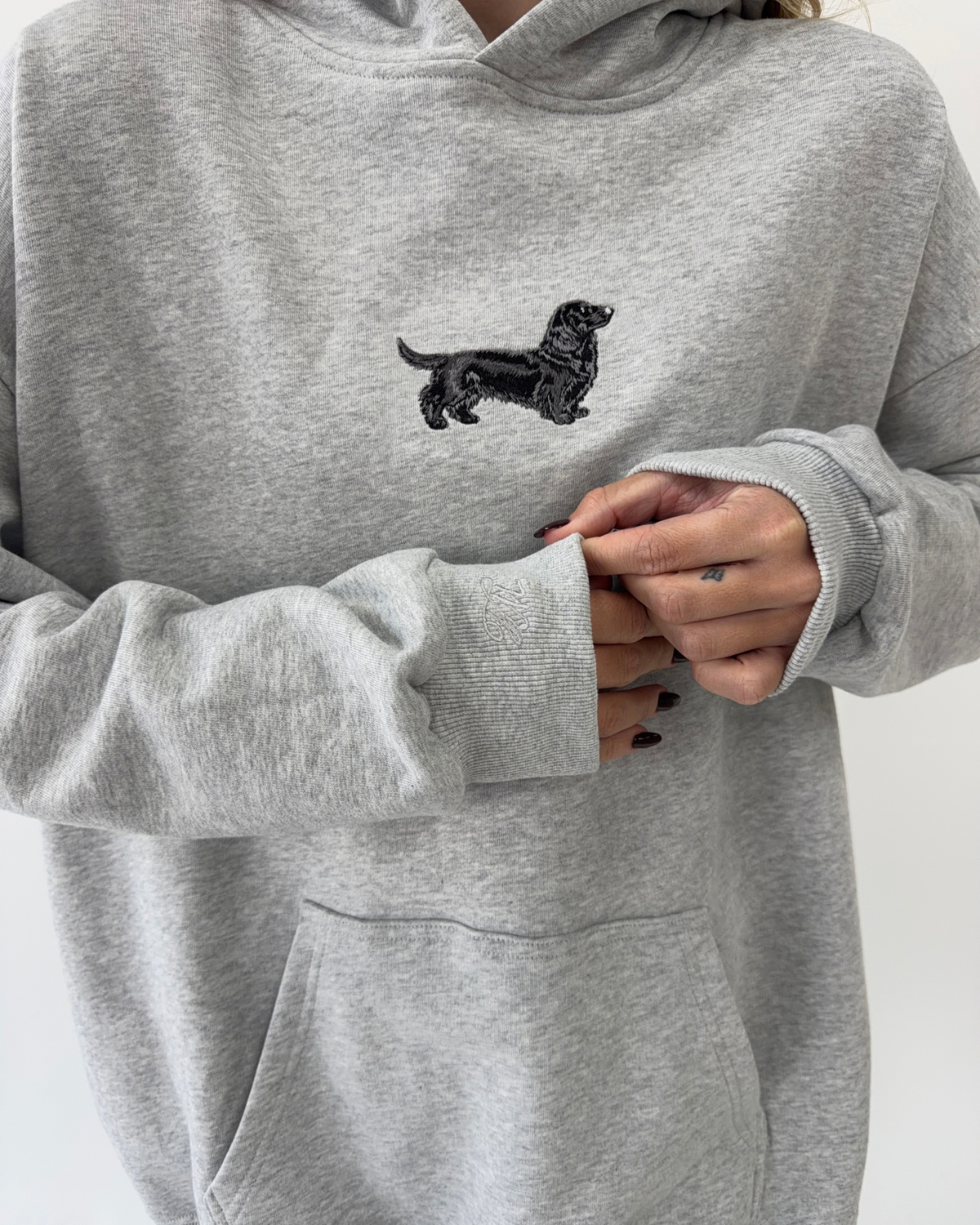 Black Dachshund Hoodie