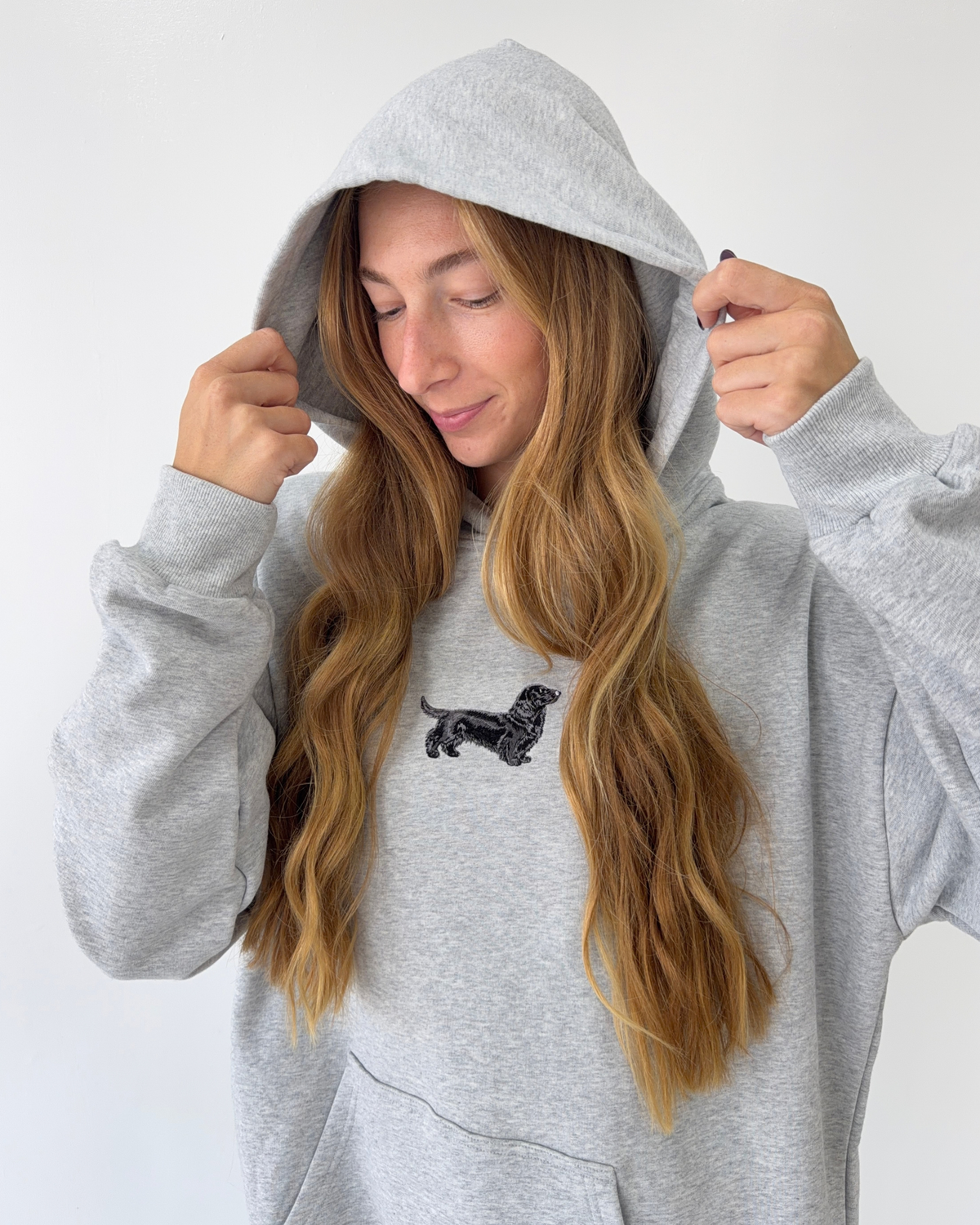 Black Dachshund Hoodie