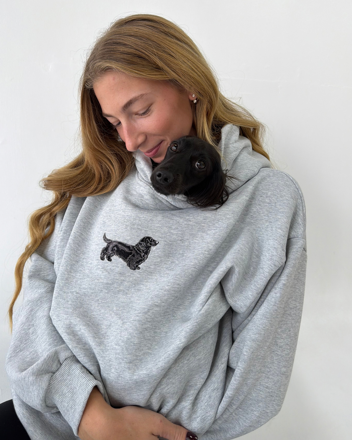 Black Dachshund Hoodie